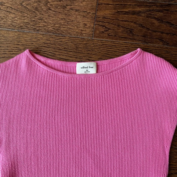 Wilfred Cutout Knit Mini Dress 2XS - Picture 3 of 6